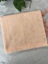 Netkota embriodery saree MSH263 Peach