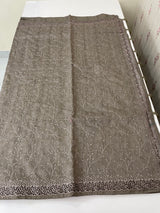 Cutwork Blended Jute - tussar saree MTS9079