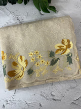 Blended tissue tussar saree with embriodery - MSH209