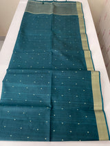 Tussar mix Semi silk saree with small buttas MSS8930