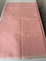 NetKota Applique work saree  MSH198- PeachPink