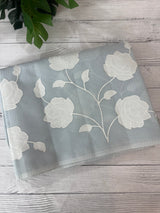 Kota cotton applique work saree- MSH7877 PowderBlue