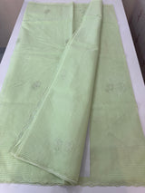 Moonga Kota checks saree with applique work MMC457 Pista