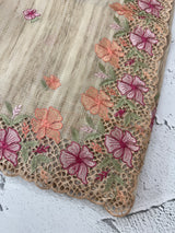 Kota Silk Cutwork saree MST113(1) - Beige