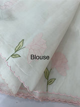 Kota silk cotton saree with applique work MS81789