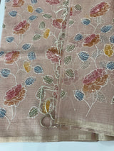 Tissue silk saree MS8190- PeachPink