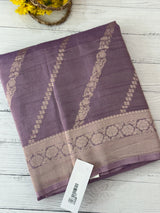 Banarasi crush georgette saree- MS1341 DustyLavender
