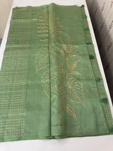 Tussar finish soft silk saree with thread work MTS955