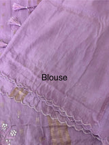 Fancy Chanderi silk saree with blouse MFC213