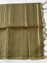 Multi color Semi soft silk saree with borders MSS590