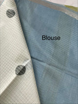 Bhagalpuri Semi tussar saree with polka dots MS780
