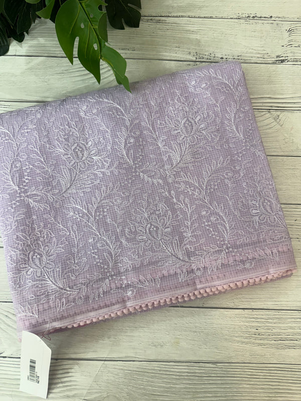 NetKota thread work saree MS22100- Lavender