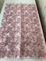 Jute Linen saree with thread work MSH206