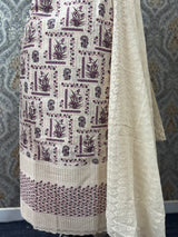 Pure cotton unstitched salwar set - 1