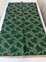 Blended tussar silk saree with embroidery- MSH158 BottleGreen
