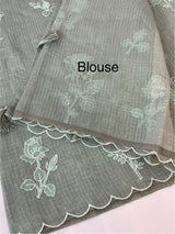 Silky kota embroidery saree 
MSK890 JadeGreen