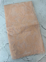 Khadi Linen saree with net applique borders MSH247 PastelPeach (2)