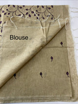 Bhagalpuri Semi tussar saree with embroidery MST677
