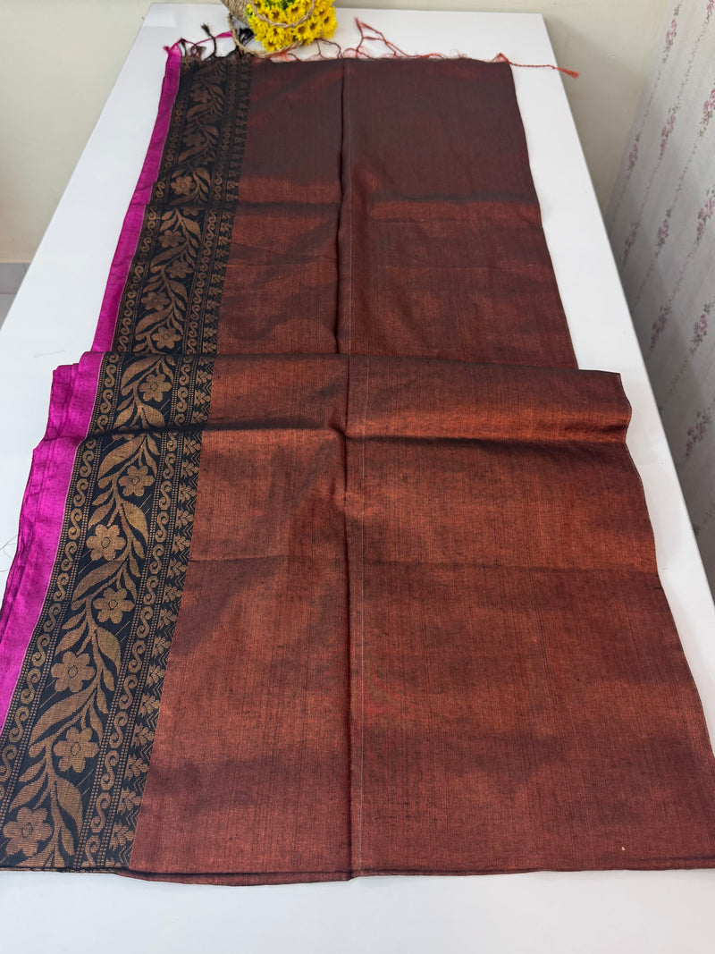 Soft Tissue mix soft Silk Saree BSTMCM