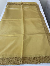 Cutwork Semi silk saree MTSS695