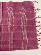 Bhagalpuri Semi tussar saree MS799 OnionPink