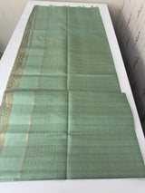 Semi silk saree with zari weaving  MSG6161 Muted SageGreen