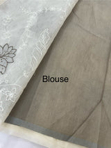 Soft Kota Chanderi saree with applique work MCH689