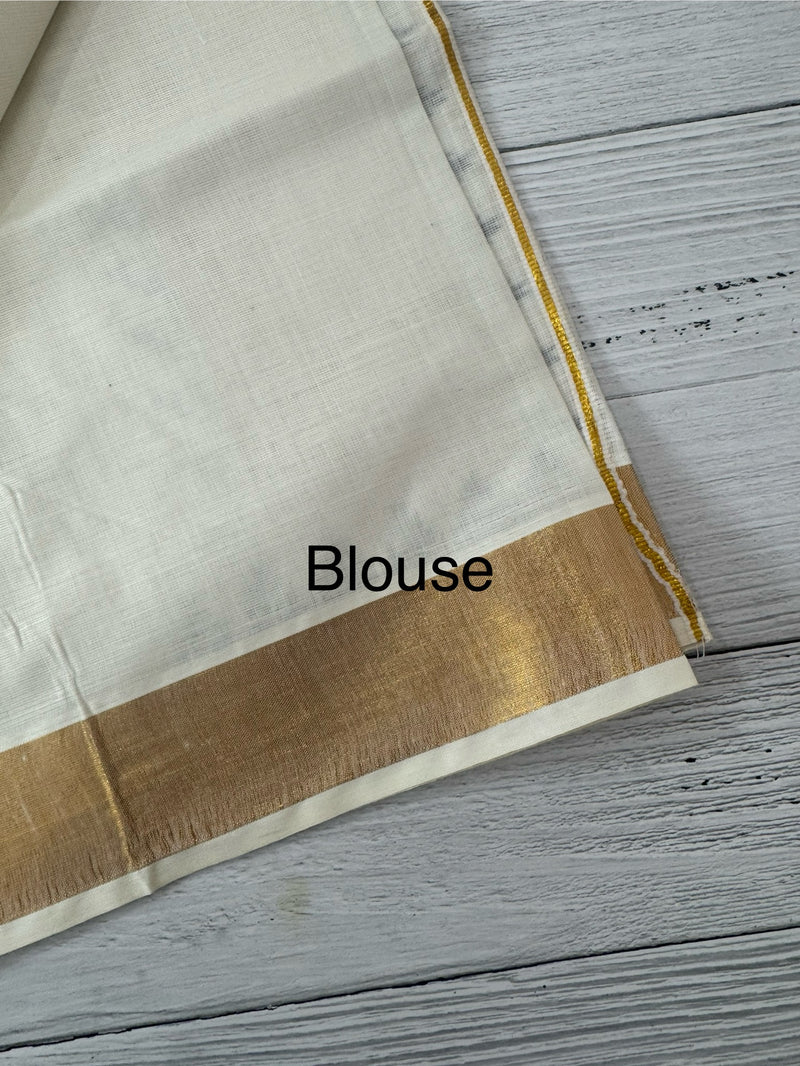 Kerala cotton saree
