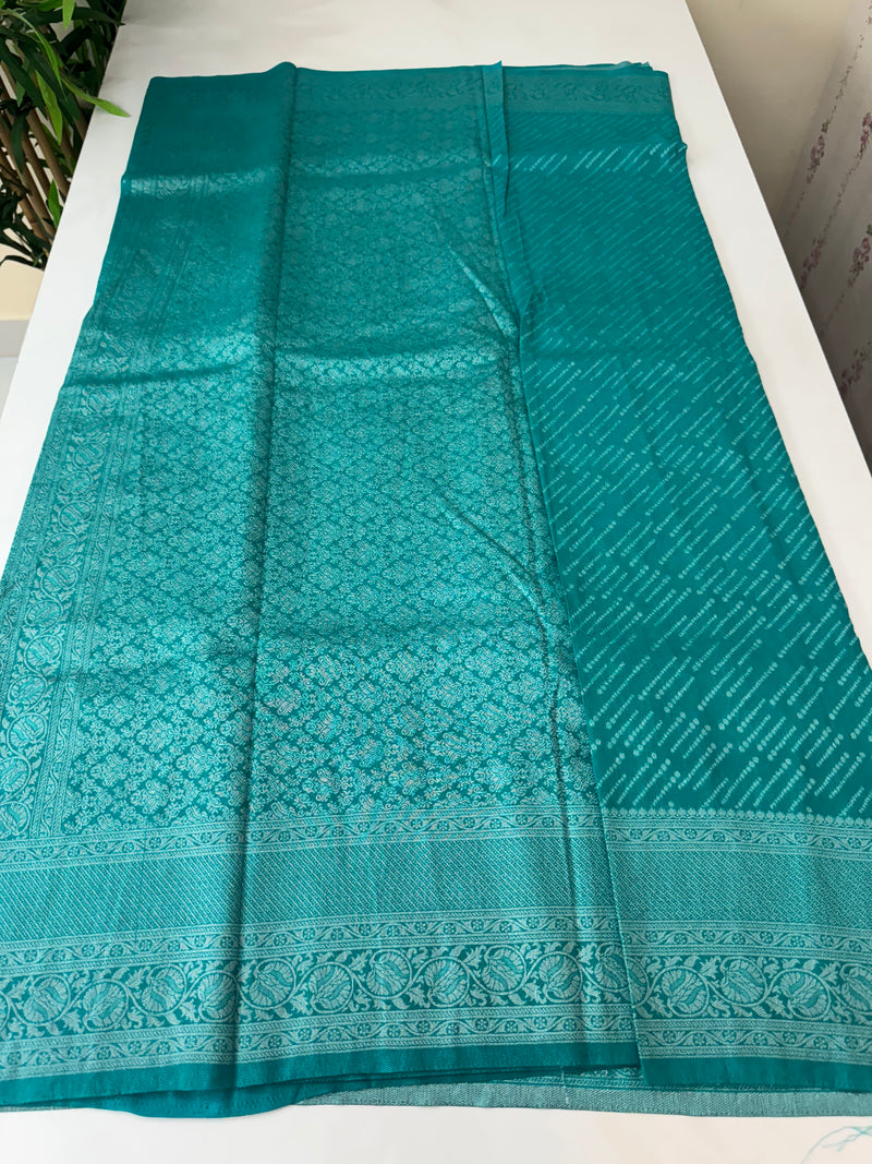 Soft chiffon Georgette saree - MS13321 SeaGreen