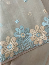 Soft Tissue kota embroidery saree MSK4660 PastelBlue
