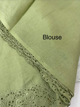 Cutwork Semi silk saree MTSS695