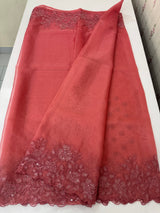 Soft Organza saree with embroidery borders - MSH299