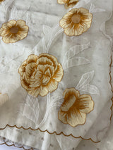 Premium Organza saree with thread work - MMG123