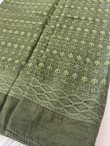 Kota silk Hakoba saree with crochet border MS6712