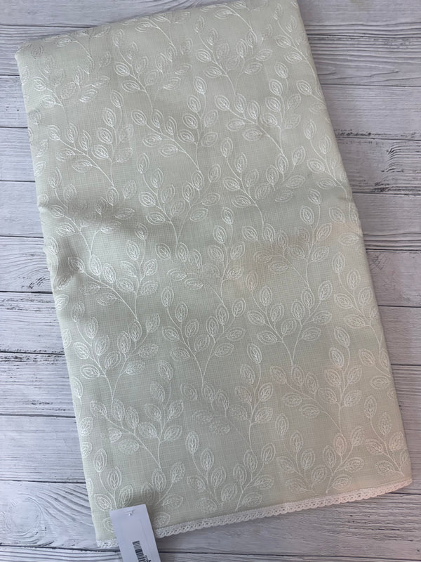 Kota cotton silk embriodery saree MS1455- Pastel PaleGreen