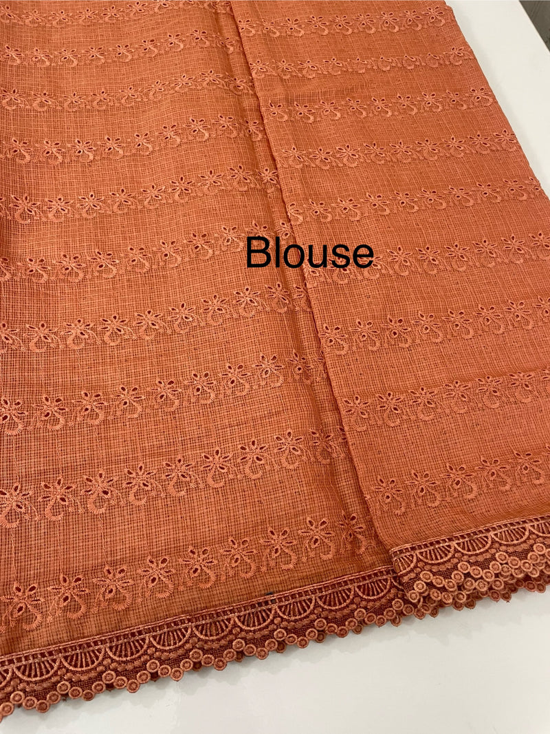 NetKota Hakoba saree with lace border MS6713