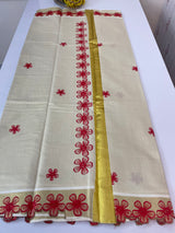 Kerala tissue saree- Gold