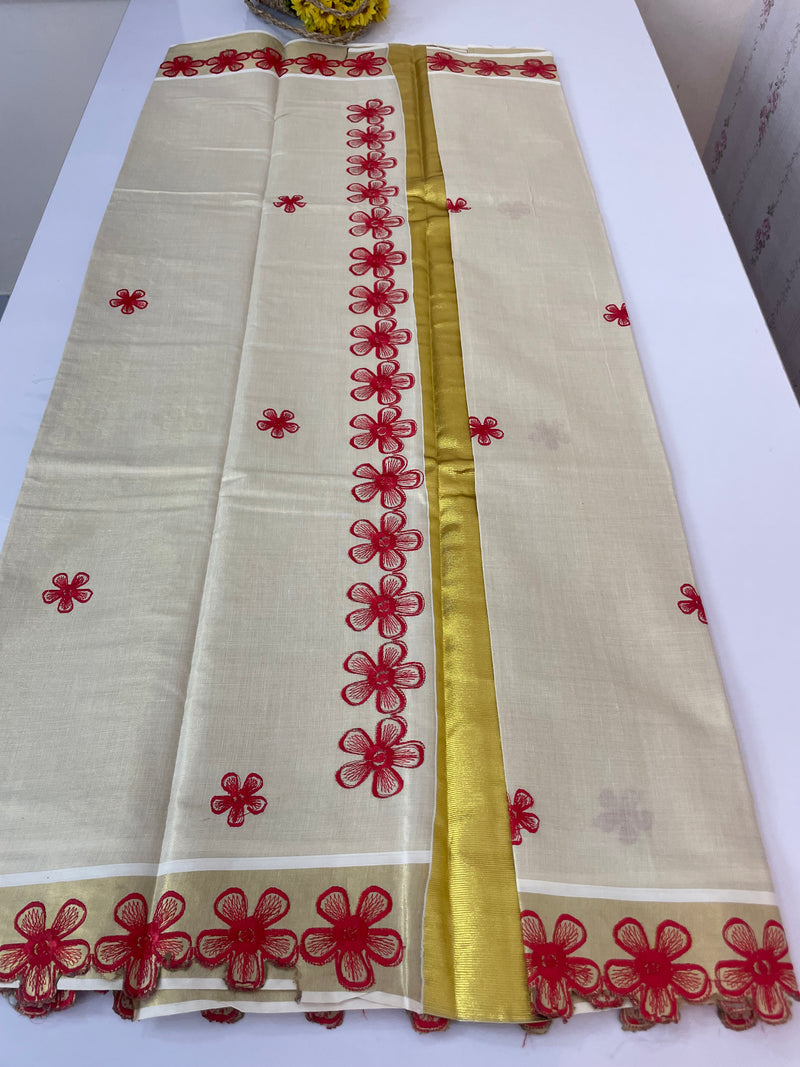 Kerala tissue saree- Gold