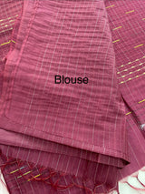 Blended tussar saree with thread work MTS5444