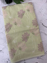 Netkota embriodery saree MS1496 PastelGreen