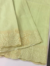Soft kota silk saree with applique work MS85432