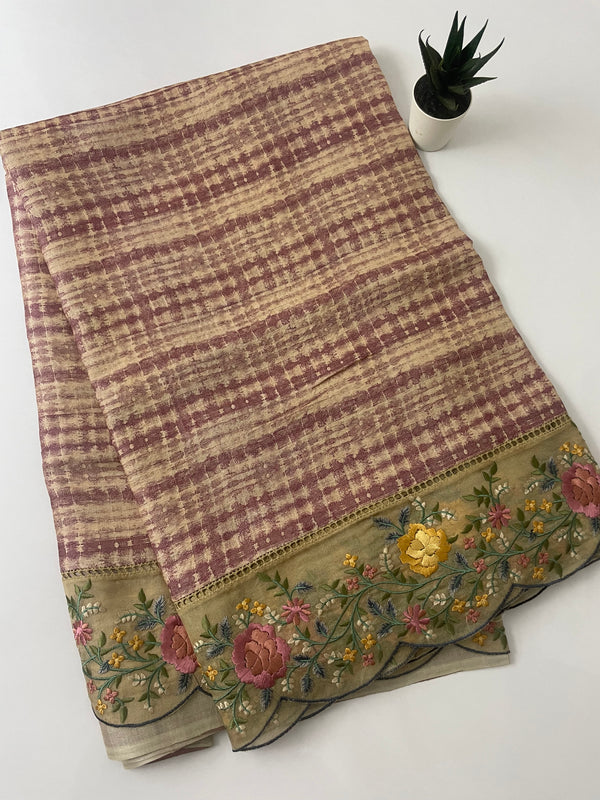 Pure handloom tussar silk saree MTSS660