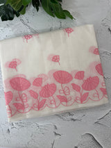Moonga checks saree with applique borders MSH9990
