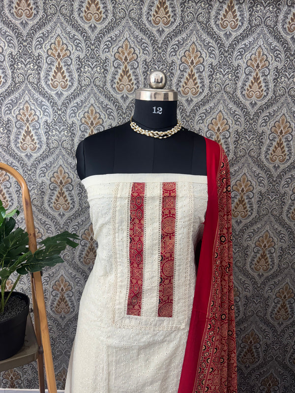Hakoba unstitched salwar set - 3