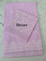 Cotton embriodery saree with blouse - MSH5566