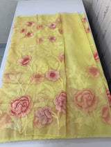 Premium Organza saree with thread work - MMG123