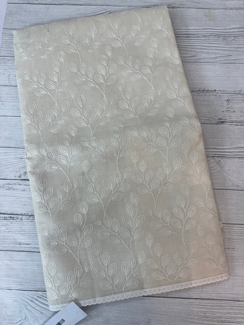 Kota cotton silk embriodery saree MS1455- PastelBeige
