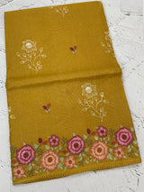 Silky kota embroidery saree MSK4333