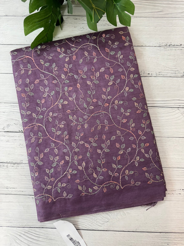 Pure desi tussar silk saree with embroidery- MTSS659 (1)