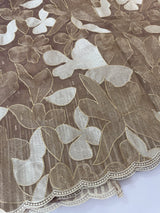 Organza saree with thread work- MC318